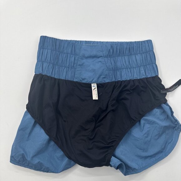 Free People Movement Womens Shorts Small Blue Athletic The Way Home Lined Gym - Picture 8 of 10